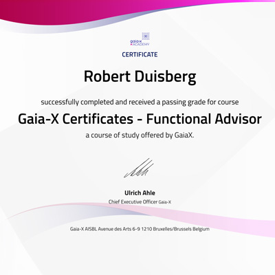 artikelbild certificat gaja innen