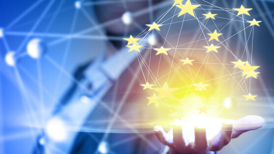 Gaia X imagebild Datenströme